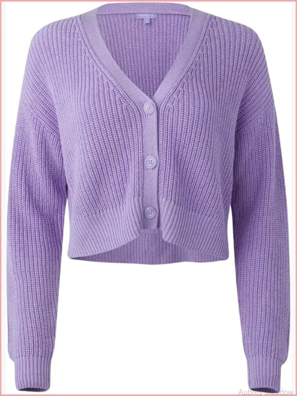 Cropped Button Front Cardigan Sweater - Trendy Cotton Blend